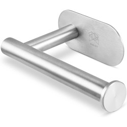 Steeloit Toilet Roll Holder Self Adhesive - Stainless Steel Toilet Paper Holder for Bathroom