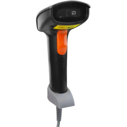 Posunitech USB Laser 2D Barcode Scanner Wired Handheld Bar Code Scanner Reader Black Fast and Accurate