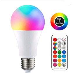 VARICART E27, E22 Colour Changing Light Bulb, Pack of 2