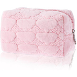 Molain Cosmetic Bag, Cute Creamy Cloud Large Cosmetic Bag Travel Cosmetic Bag