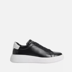 Calvin Klein-Men  Smooth Leather Trainers, Size: 10.5UK