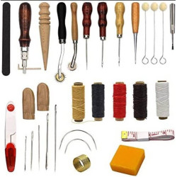 25 Pieces Leather Sewing Supplies Accessories Tools