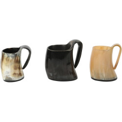 Handicrafts Home Whiskey Shot Glasses Real Horn Mug Cup Ale Beer Wine Glass Goblet