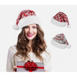  Christmas soft plush hats (2x colours pack)