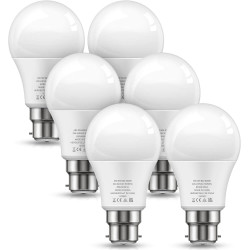 LOHAS B22 LED Bulb Bayonet, 9W (60W Equivalent), 220-240V,  Cool White 6000K,