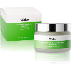 Wake Skincare Purifying Green Tea Face Mask For All Skin Types - Blackhead Remover Mask - Green Tea Extract Cleansing Mask 50ml