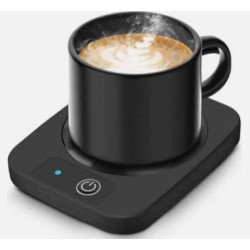 Lesipee Smart Coffee Mug Warmer for Desk – Electric Cup & Beverage Heater with Aluminum Metal Panel, Office Coffee Warmer Plate for Tea, Milk & Cocoa