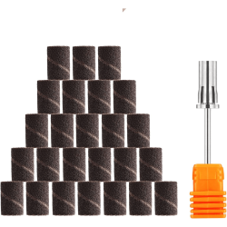 JCMaster Innovative Design Stainless Steel Mandrel + 25Pcs Sanding Bands For Set