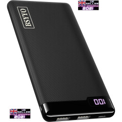 BSYYO power bank15W 10000mAh LED display portable charger 3 USB ports