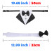 3 Pieces Pet Bow Tie Suit Include 2 Dog Tuxedo Bandana Collars and Pet Bow
