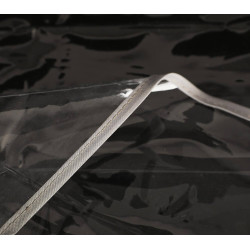 VINYLLA CRYSTAL CLEAR PVC VINYL CIRCULAR TABLECLOTH 180cm DIA. WIPE CLEAN,