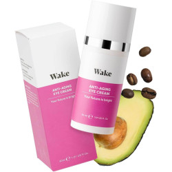 Wake Skincare Anti-Aging Eye Cream - Еye Cream for Dark Circles and Puffy Eyes 30ml - Under Eye Cream
