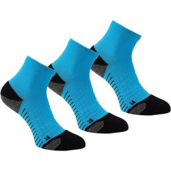 NYF3UFA Sports Running Socks for Men and Women, Cushion, Quarter Cut, Arch Support,100% Recycled, Anti-Odor,3 pairs