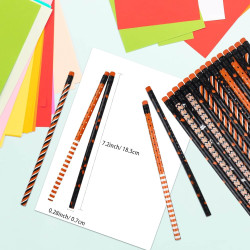 PLULON 63 Pieces Graduate Pencils Wooden Pencils Graduation Party Pencil for Kids